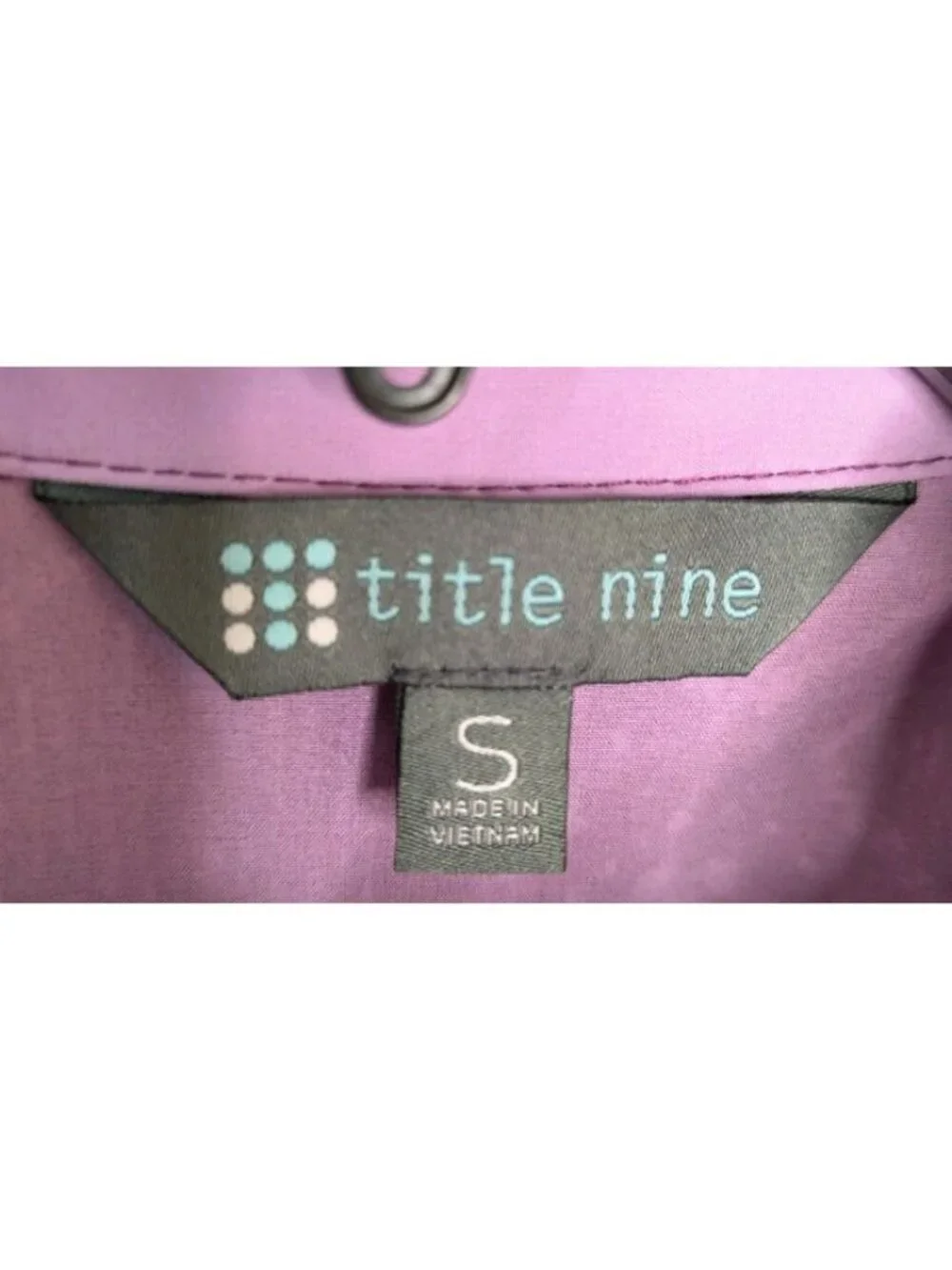 Title Nine Nimblene Adventurista Dress Size Small Purple 3/4 Sleeve Outdoor